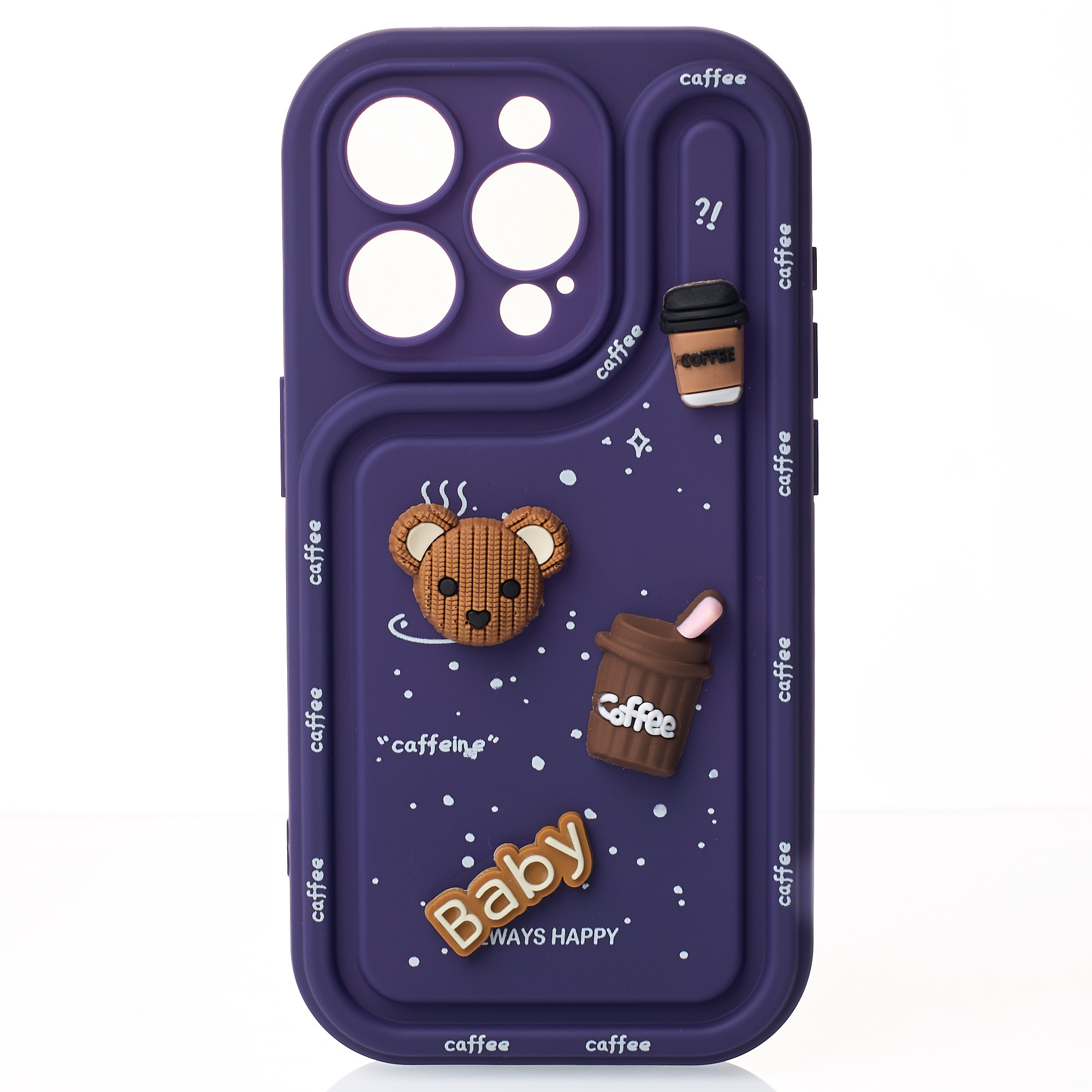 Чохол Pretty Toys для IPhone 15 Pro (Purple/baby)-0